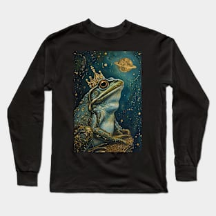 Frog King in Space Long Sleeve T-Shirt